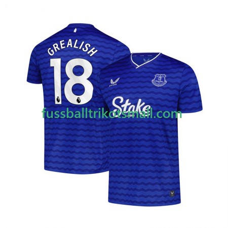 Fußballtrikots Everton Jack Grealish 18 2025-2026 Kurzarm Heimtrikotsatz kaufen